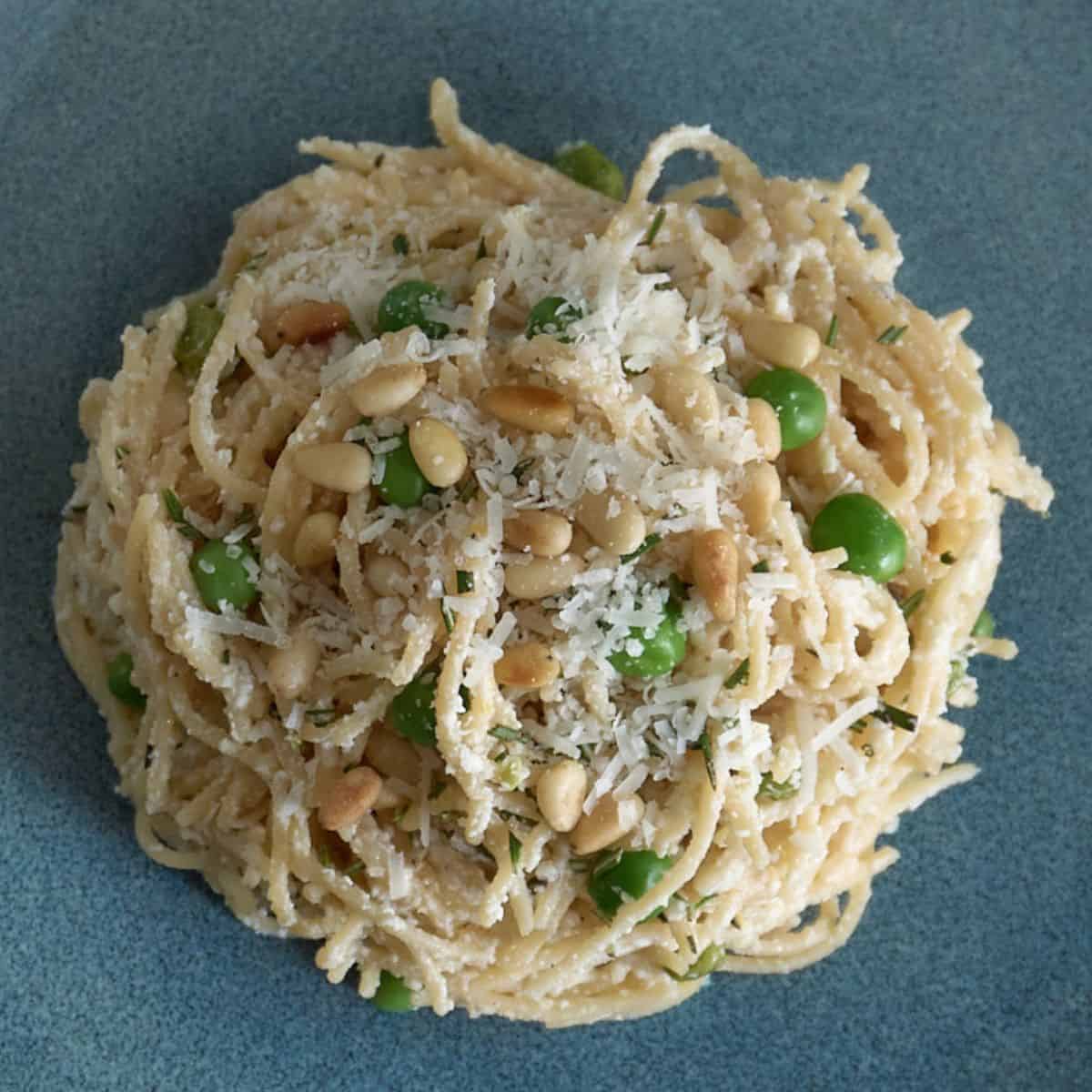 Vegan Lemon Ricotta Pasta